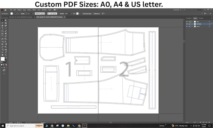 be your professional digital sewing pattern maker