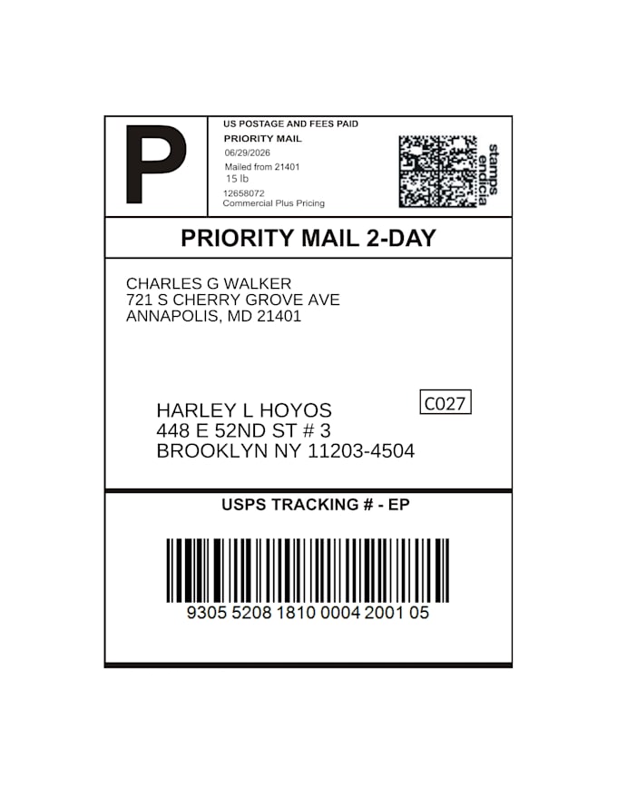 make shipping label for ecommerce