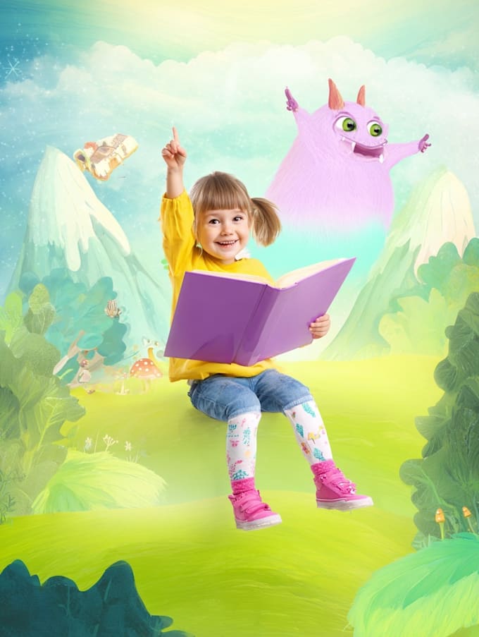 create vibrant illustrations for your childrens storybook