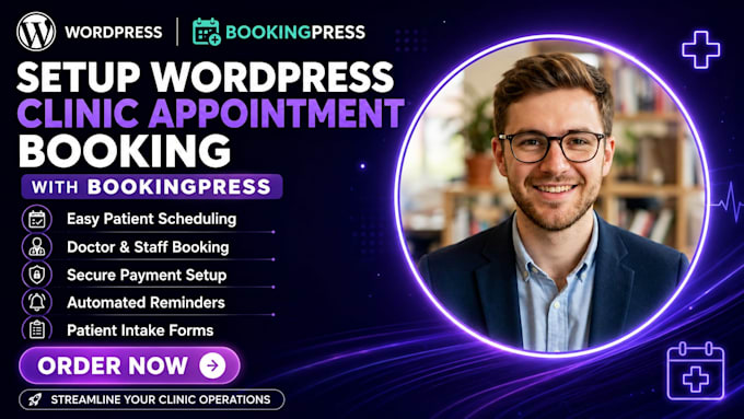 setup wordpress clinic appointment booking with bookingpress