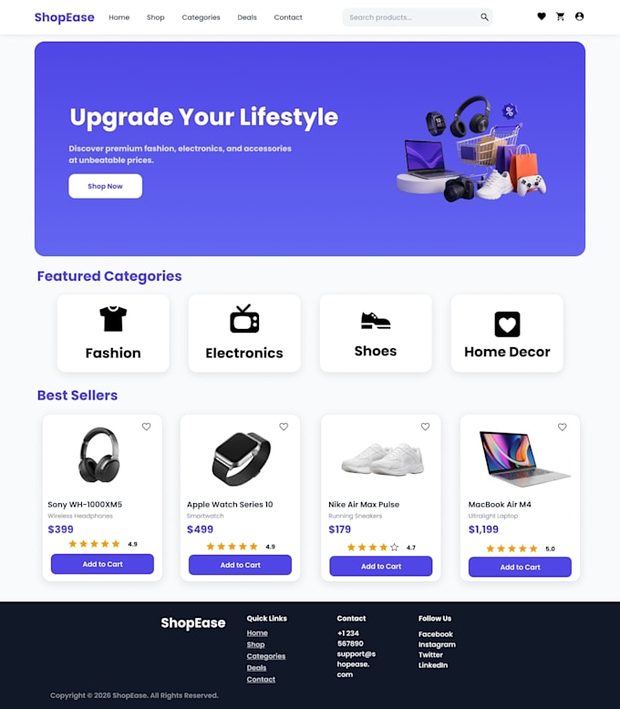 design modern figma website UI UX or mobile app UI