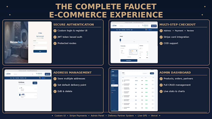 build a mern stack ecommerce or demm delivery website