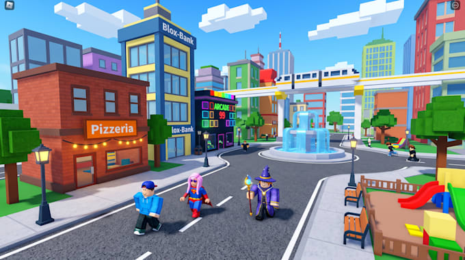 build a custom roblox map, environment, terrain with blender and roblox studio
