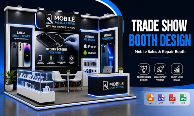 create high quality backdrop and trade show booths