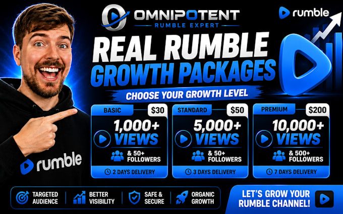 improve rumble video promotion organic rumble promotion