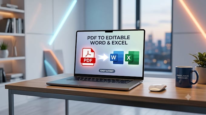 convert PDF files into editable word and excel