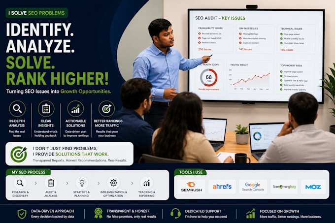 audit your website and provide a complete SEO report