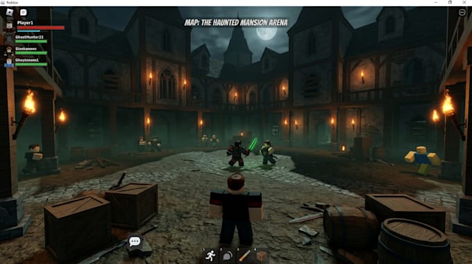 create roblox map environment horror maps battle arena mansion medieval kingdom