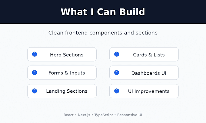 build responsive react or nextjs components