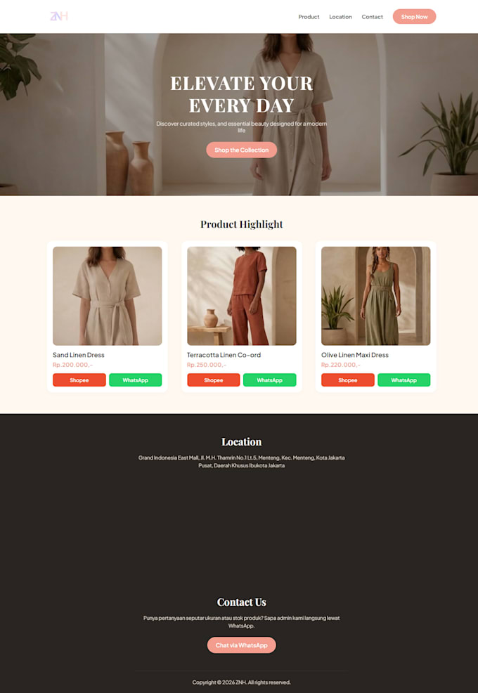 build a responsive HTML CSS landing page for small business