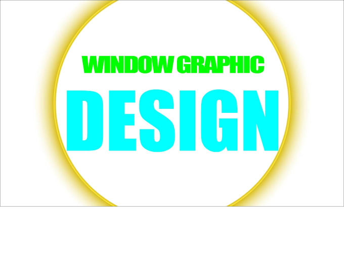 design window graphics, decals, storefront signage