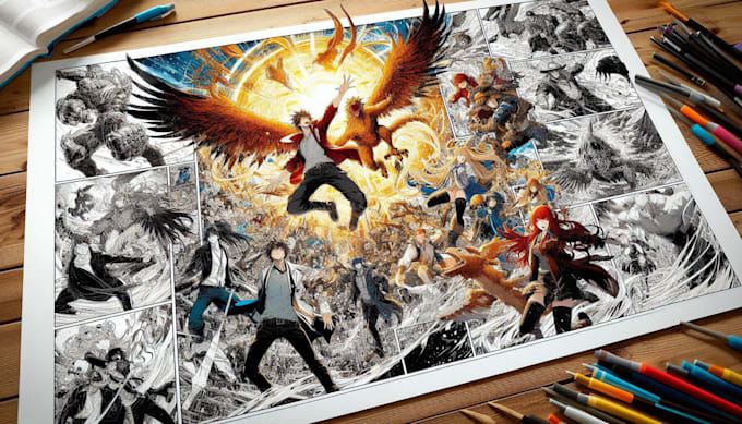 turn your script into professional manga comic pages