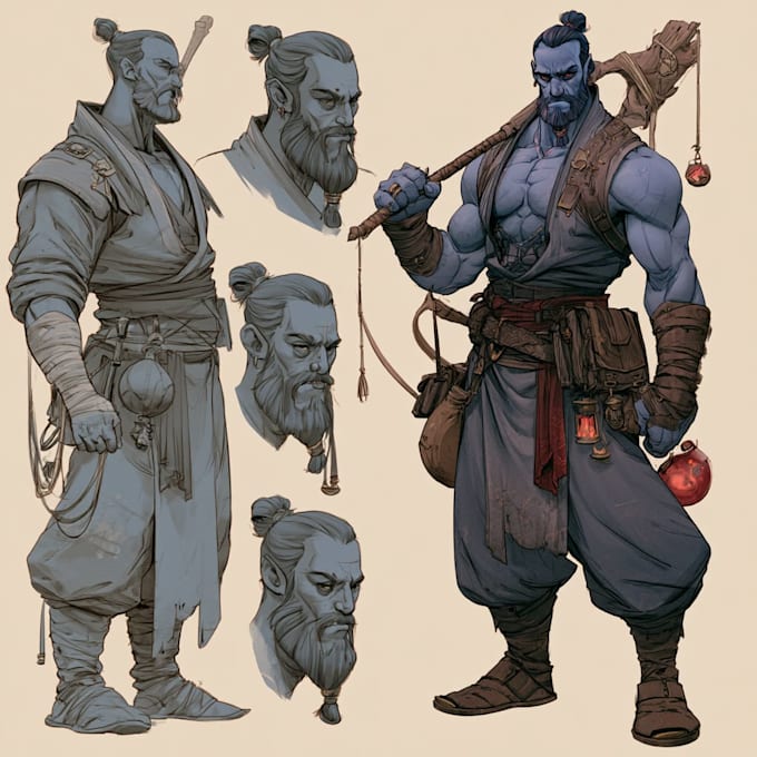 dnd character art and dnd character design