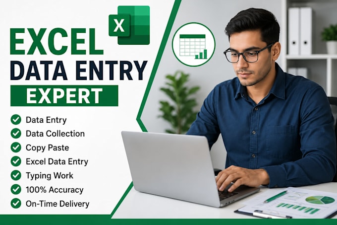 do accurate data entry copy paste web research and eccel data entry