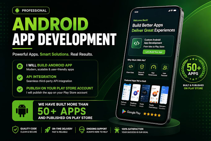 build android mobile app for you