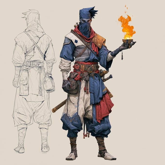 dnd character design and art