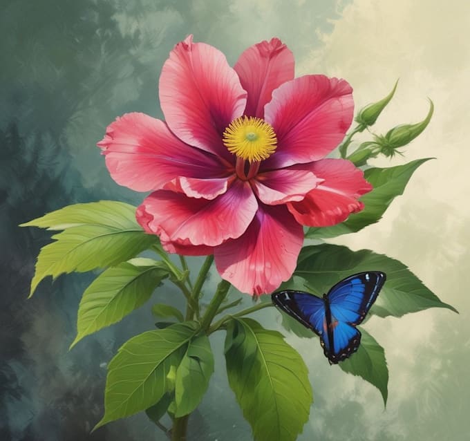 draw botanical illustration art for you