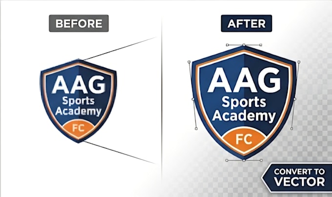 convert to vector redraw vectorize logo or image