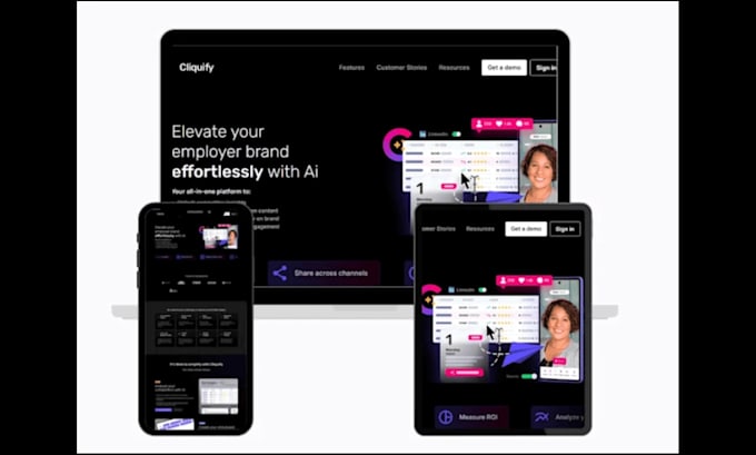 build a custom business website as a full stack web developer