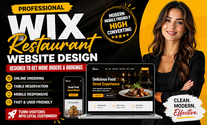 do wix restaurant menu page mobile online ordering setup fix layout responsive