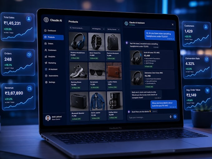 build a complete ai powered ecommerce system