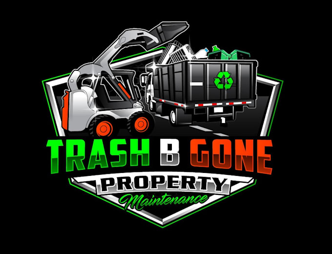 design a modern junk removal logo