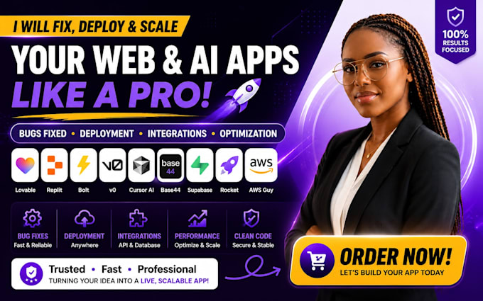 fix deploy lovable replit bolt v0 cursor ai base44 supabase rocket app aws guy