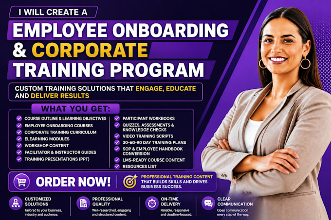 create corporate training employee onboarding and elearning courses