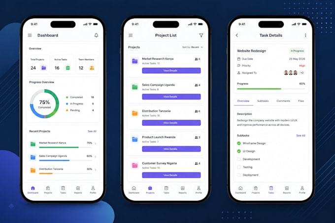 build custom android and ios mobile applications