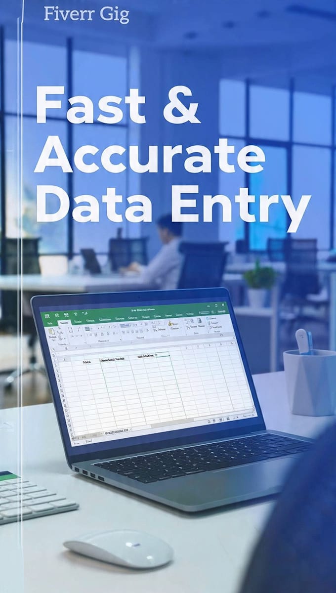 do fast and accurate data entry in excel, word and PDF