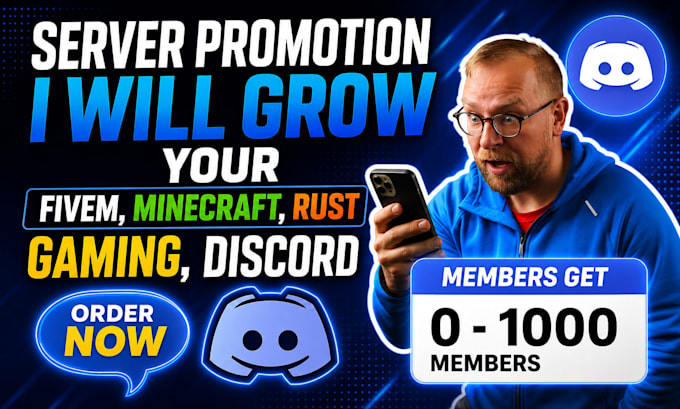do discord server promotion, discord growth management and discord advertising