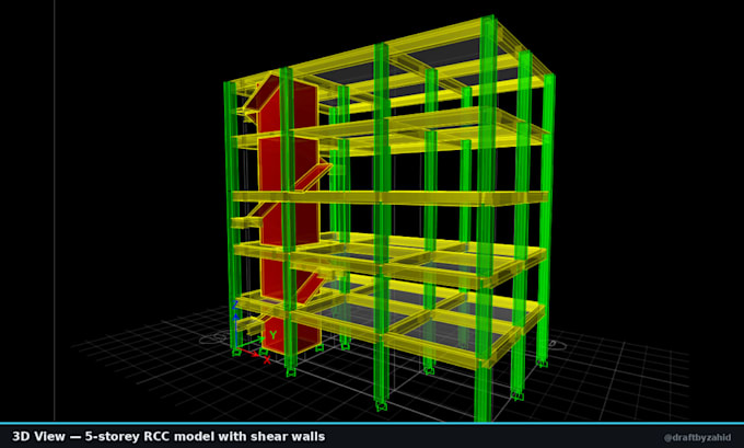 do structural analysis and rcc design in etabs and safe