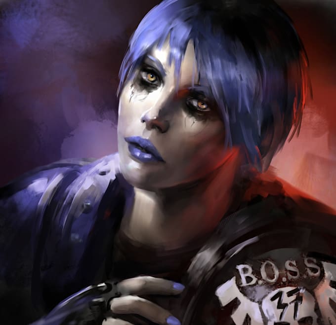 paint a character portrait