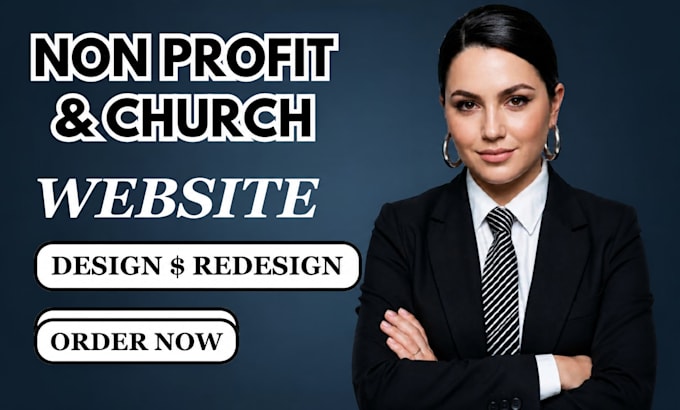 build nonprofit website and church website
