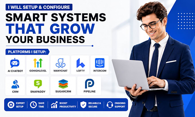 gohighlevel ai chatbot manychart lofty intercom crm snapaddy sugarcrm pipeline