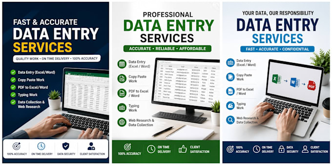 do fast and accurte data entry , copy paste , PDF to excel or world