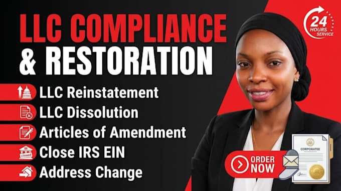 do llc amendment, llc dissolution, reinstatement, and llc address change