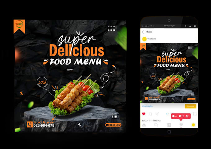 design high quality socia media posts, instagram posts, and facebook ads