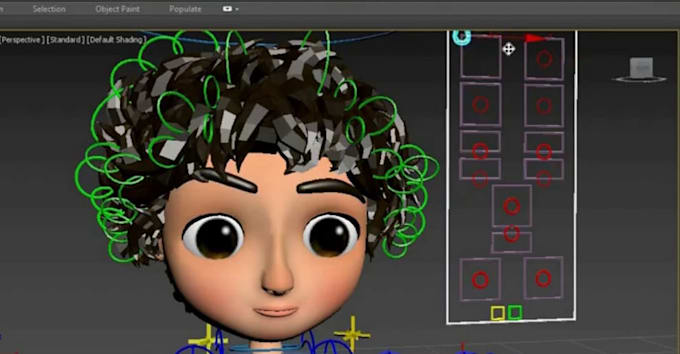 web optimized 3d rig,rig3d for vr,animaze,talkinghead avatar,viseme facs,arkit52