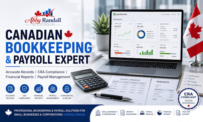 do professional canadian bookkeeping, payroll and financial statements