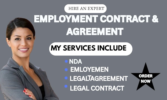 write professional employment contracts, agreements, and ndas