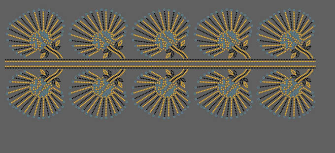 create custom rhinestone template design for apparel