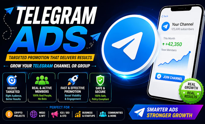 do organic telegram promotion telegram marketing and telegram ads