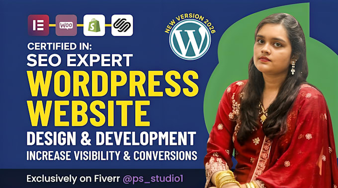 responsive wordpress website or landing page or redesign