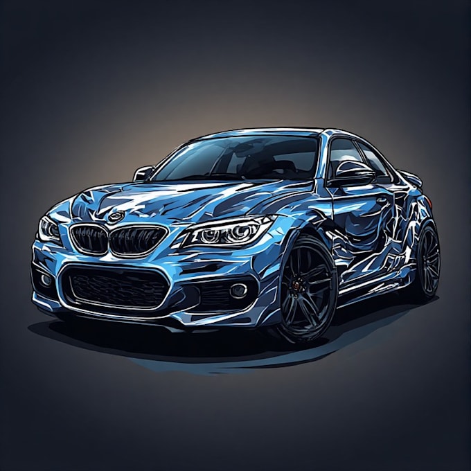 create racing car wrap, itasha wrap design