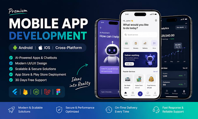 mobile app development, ios app development or android app developer