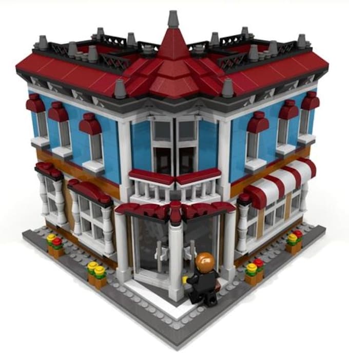 design custom digital 3d lego model moc, lego techic bike,car with instructions
