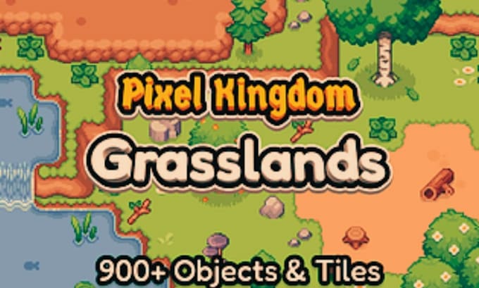 do top down pixel art tileset pixel tilemap and animation for your game platform