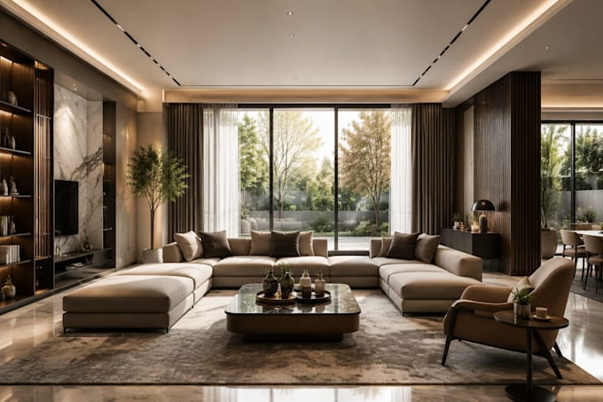 design 3d house model and interior, exterior rendering architectural walkthrough