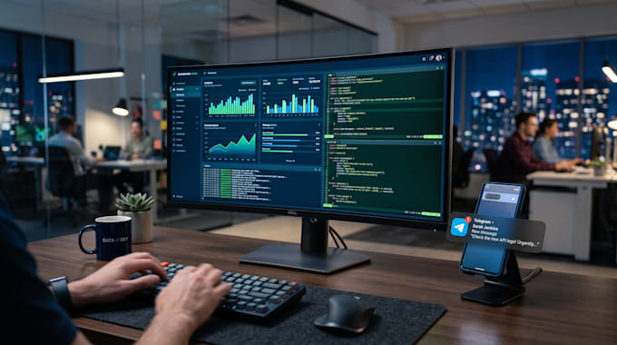 develop automated web scraping bot, website monitoring bot, telegram alert bot